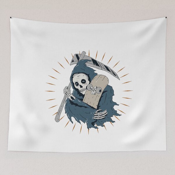 Item preview, Grim reaper skateboard rap designed and sold by Michael342.