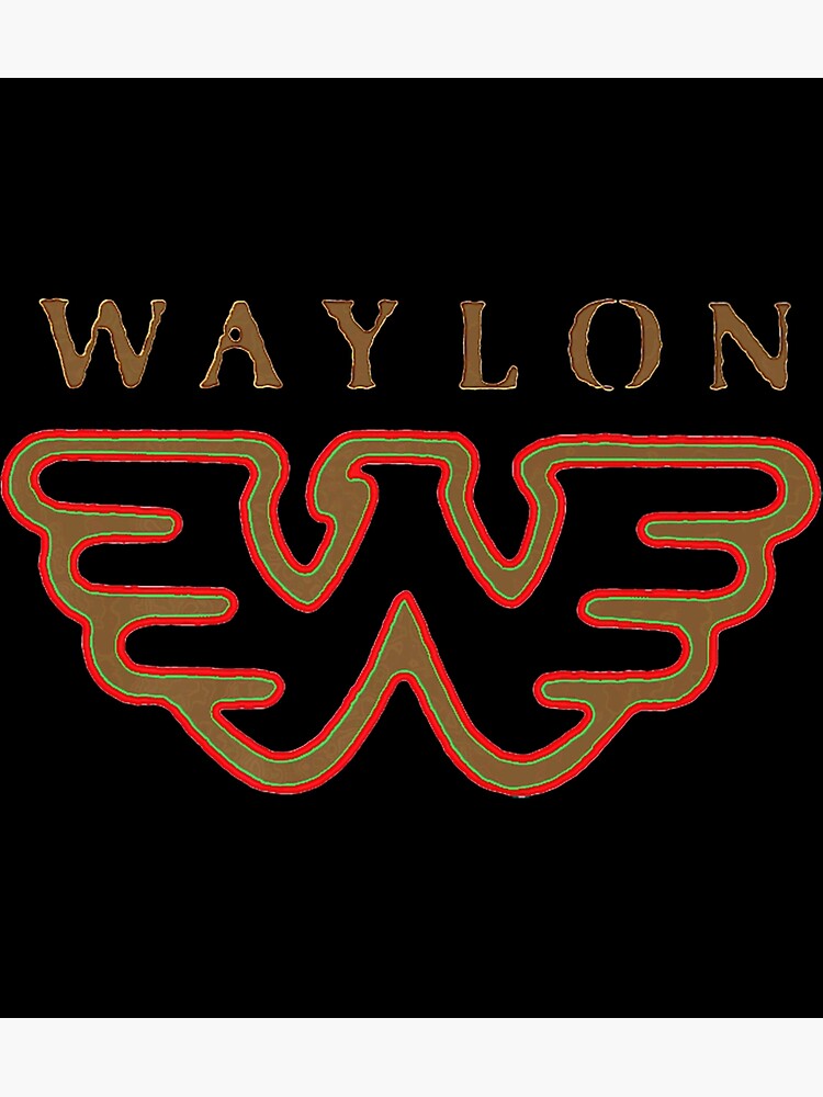 "Waylon Jennings Official Merchandise Flying W Logo Premium