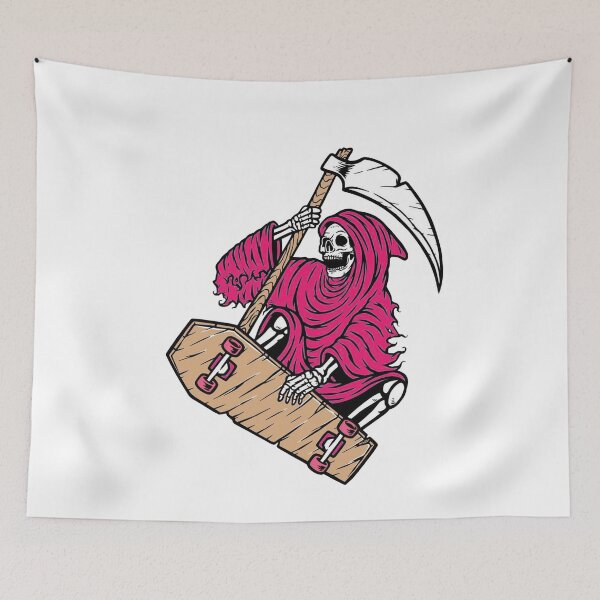 Item preview, Grim reaper skateboard sport designed and sold by Michael342.
