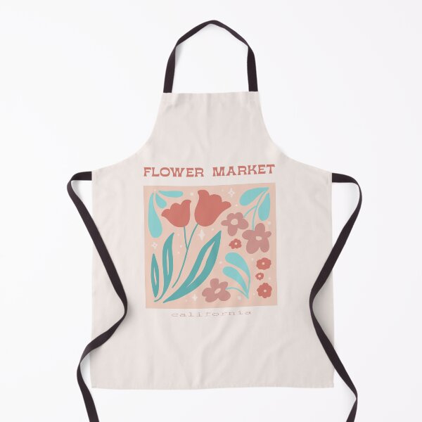 Item preview, "flower market" california boho/groovy Matisse blobs abstract sign designed and sold by SunwaveStickers.