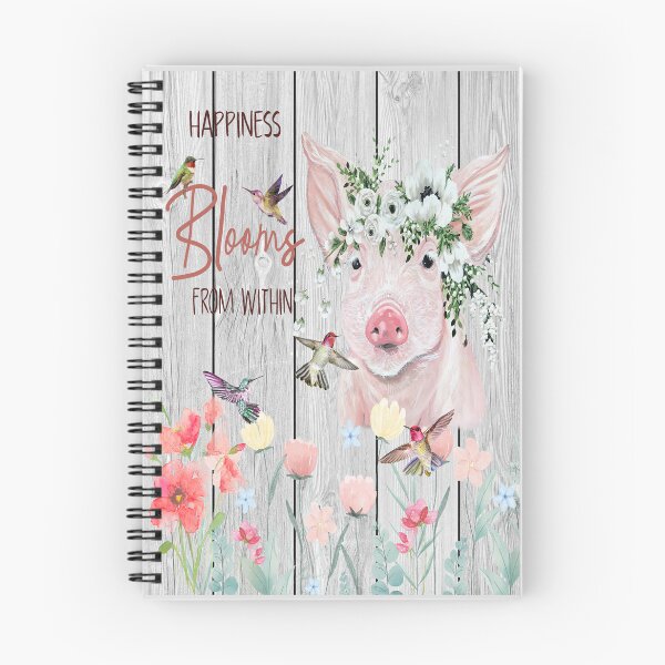 Item preview, Happiness Blooms From Within Pig designed and sold by GunillaBlau.