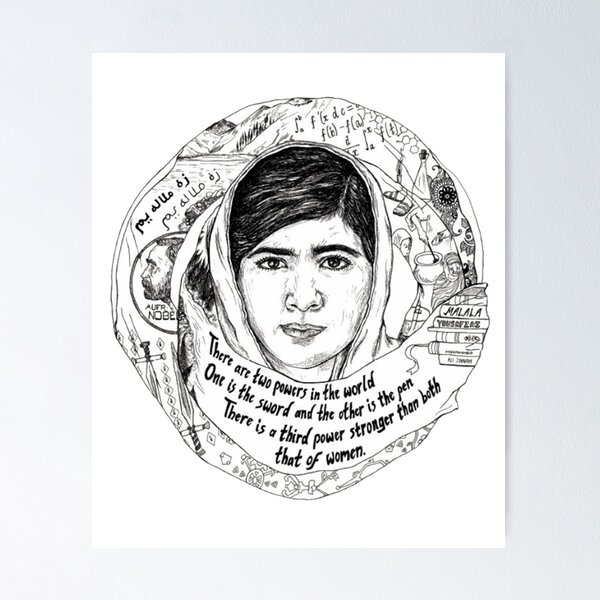 Item preview, Malala Yousafzai classic designed and sold by Maria898.