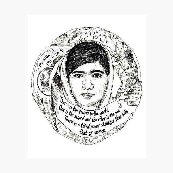 Item preview, Malala Yousafzai classic designed and sold by Maria898.