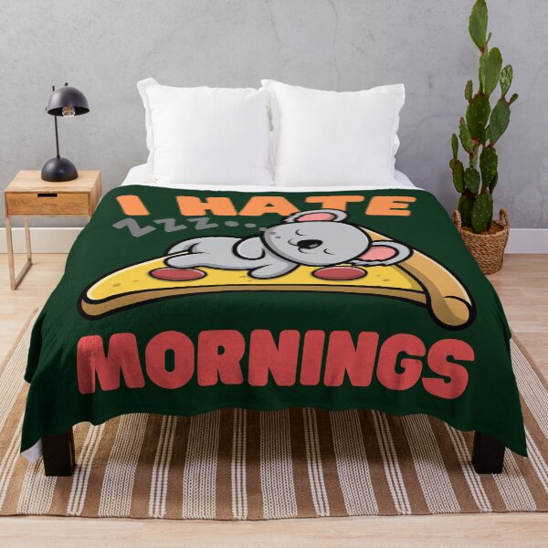 Item preview, | I Hate Mornings | Koala | Pizza | Asleep | designed and sold by Keep Smiling.
