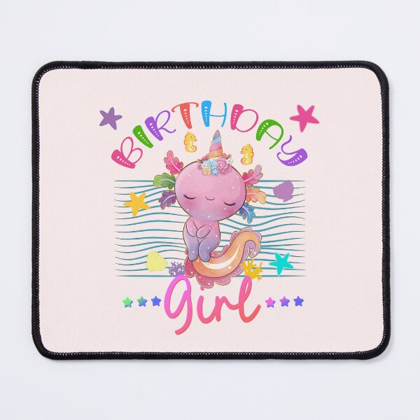 Item preview, Axolotl Unicorn Birthday Girl Party Theme Colorful designed and sold by Nzgiftsandmore.