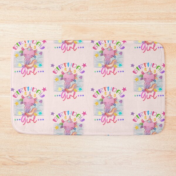 Item preview, Axolotl Unicorn Birthday Girl Party Theme Colorful designed and sold by Nzgiftsandmore.
