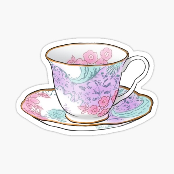 Classic China Tea Cup - TeaParty Sticker