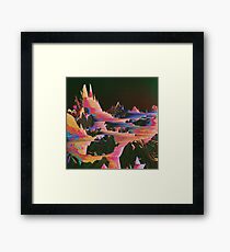 Data bending Framed Print