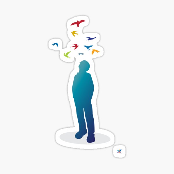 Dreamer (blue) Sticker