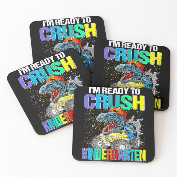 Item preview, I'm Ready To Crush Kindergarten Back To School Dinosaur designed and sold by CarlaHerold.