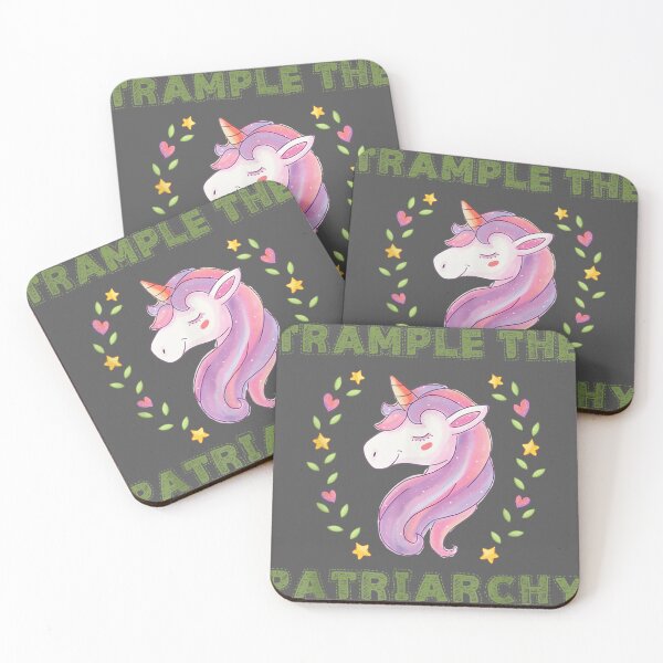 Item preview, Trample The Patriarchy, Unicorn Lovers Feminist designed and sold by tydaceni.