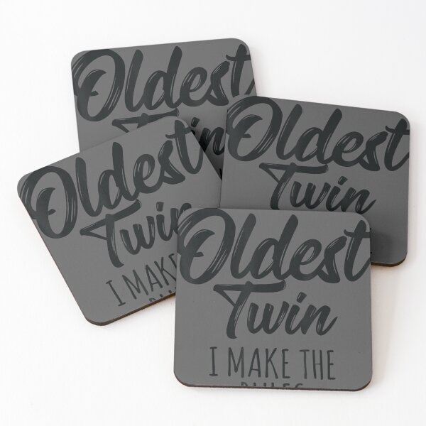 Item preview, Twins Matching Birthday Sibling Oldest Twin designed and sold by tydaceni.
