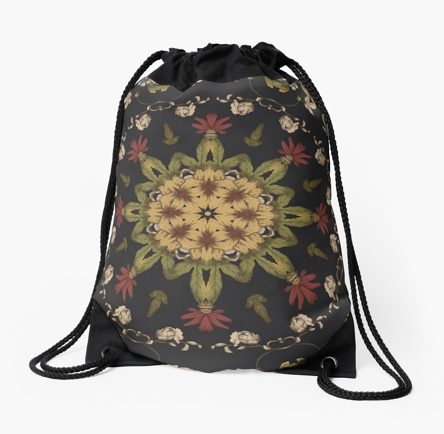 hippie drawstring bag