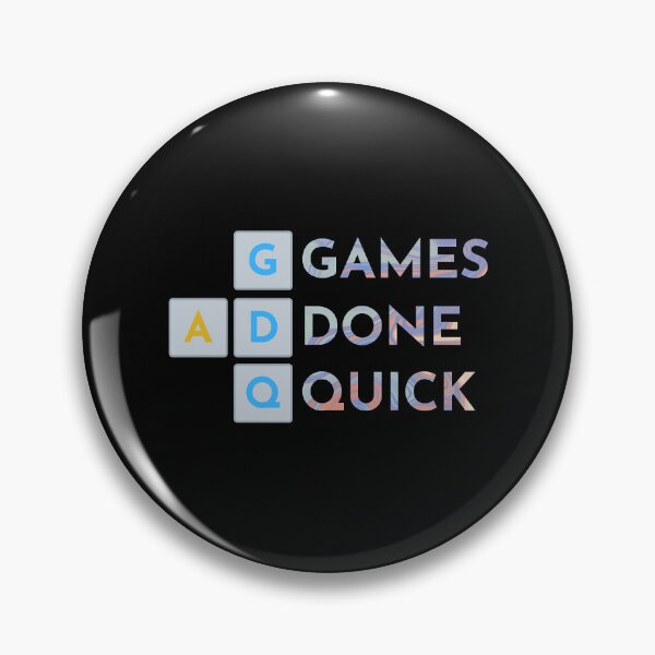 Artikelvorschau, AGDQ , Spiele schnell erledigt entworfen und verkauft von FlowerGardenr.
