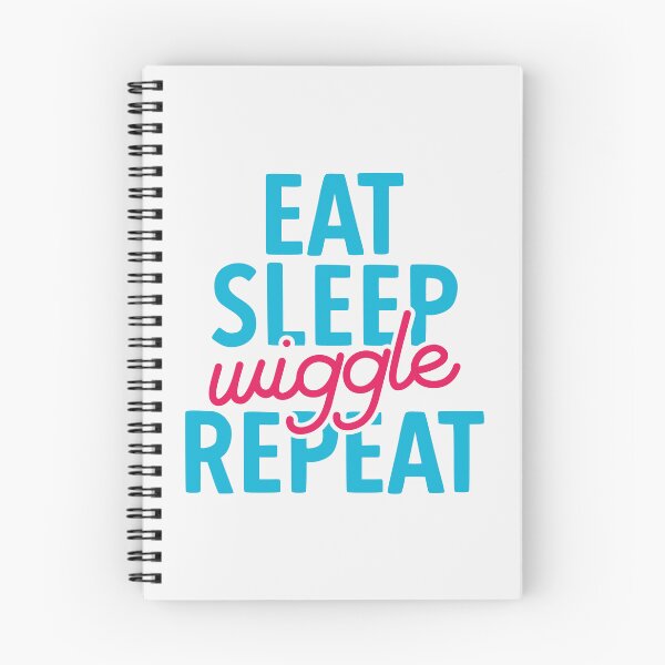 Item preview, Copy of Eat Sleep Wiggle Fun Repeat | Funny designed and sold by DrawingBoard.