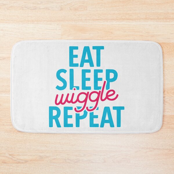 Item preview, Copy of Eat Sleep Wiggle Fun Repeat | Funny designed and sold by DrawingBoard.