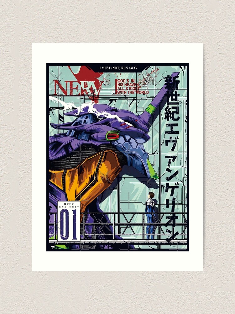 Evangelion art deals print poster