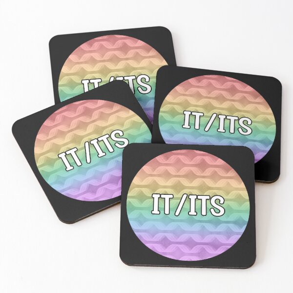 Item preview, It/Its Rainbow Pronouns designed and sold by Mickey Kyan.