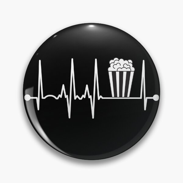 Item preview, Popcorn Heartbeat Movie Lover designed and sold by pixelone.