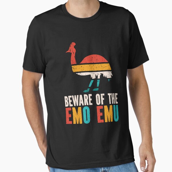 Item preview, Beware Emo Emu Funny Cassowary Lover  designed and sold by eternallygifted.