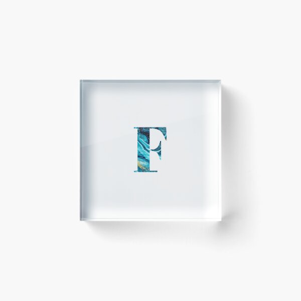 Item preview, The Letter F Marble Font designed and sold by smiledeer78.