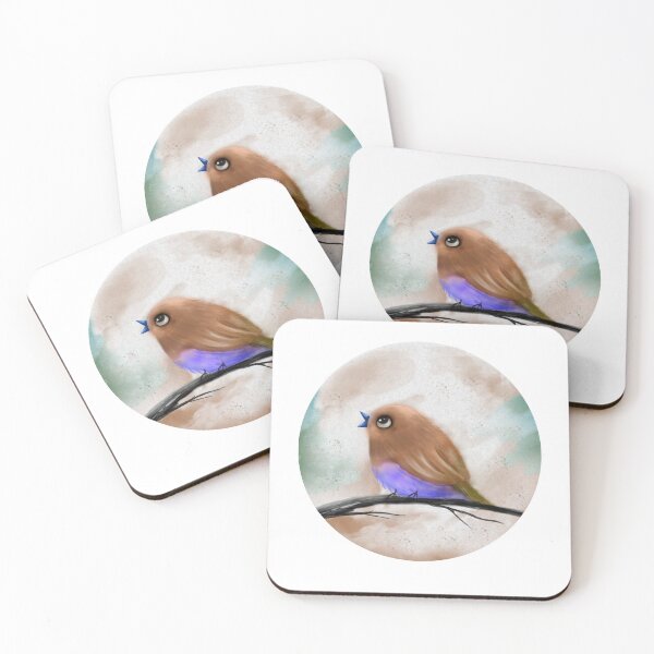 Item preview, Little Bird on Branch designed and sold by Fundartcreative.