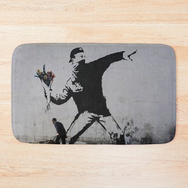 Item preview, Banksy Rage, Flower Thrower – Jerusalem designed and sold by IMPHives.