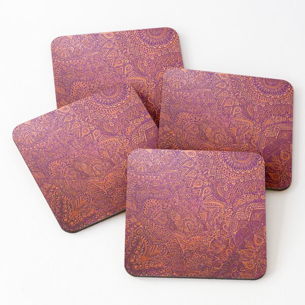 Item preview, Last of the Sunset Zendoodle designed and sold by cjohnsonart.