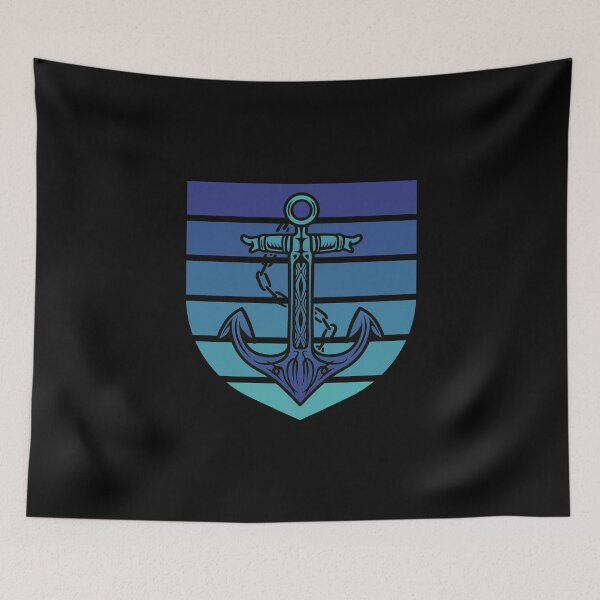 Item preview, Anchor Retro Sunset designed and sold by DerSenat.