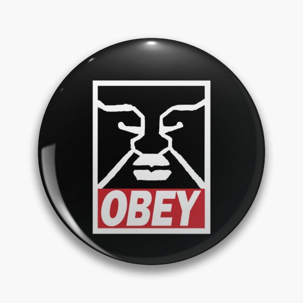 Item preview, OBEY STICKERFACE (BLACK) Essential designed and sold by AlbinoCamarillo.