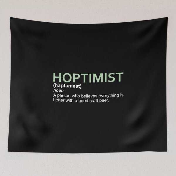 Item preview, Hoptimist Design for Craft Beer Lovers designed and sold by webdango.