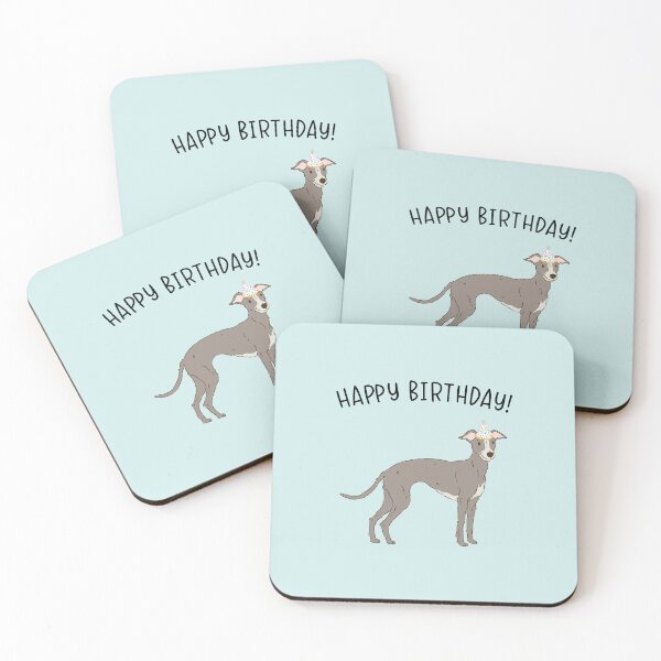 Item preview, Italian Greyhound Dog Happy Birthday designed and sold by thepawster.