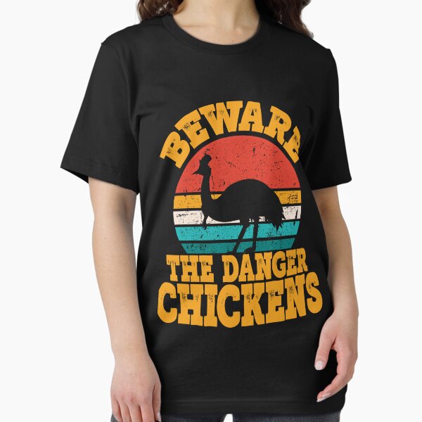 Item preview, Funny Cassowary Owner Beware Danger Chickens designed and sold by eternallygifted.
