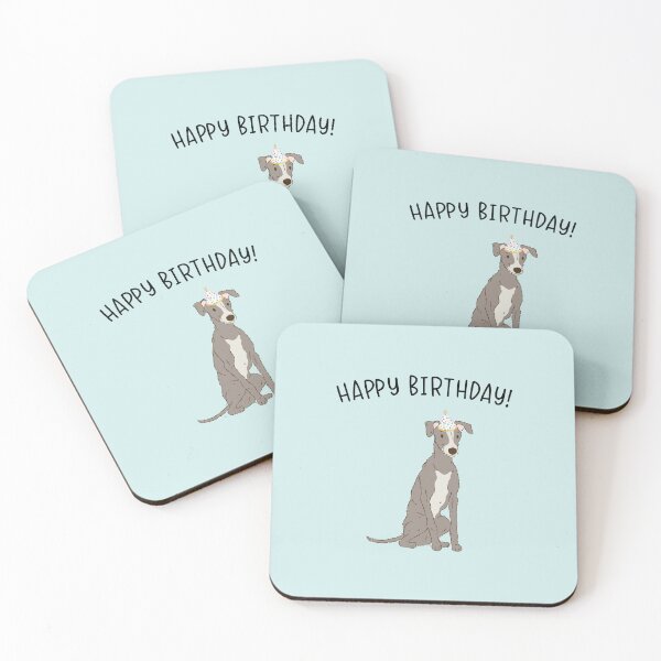 Item preview, Italian Greyhound Dog Happy Birthday designed and sold by thepawster.