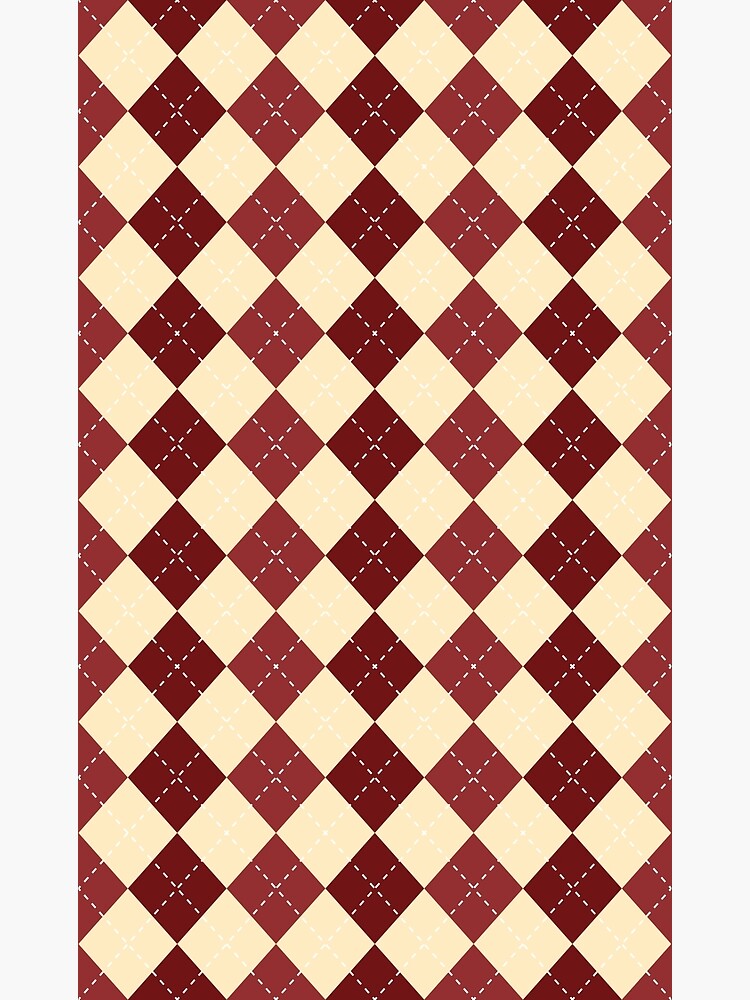 Brown Argyle Pattern Cute Preppy Aesthetic  Poster for Sale by cieloarts