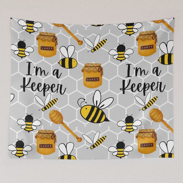 Item preview, I'm a Keeper: bee keeper, bee keeping, mix and match variety of patterns / designs designed and sold by Becky Hunter.
