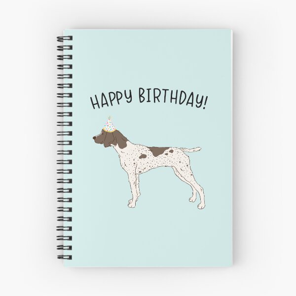Item preview, GSP German Shorthaired Pointer Dog Happy Birthday designed and sold by thepawster.