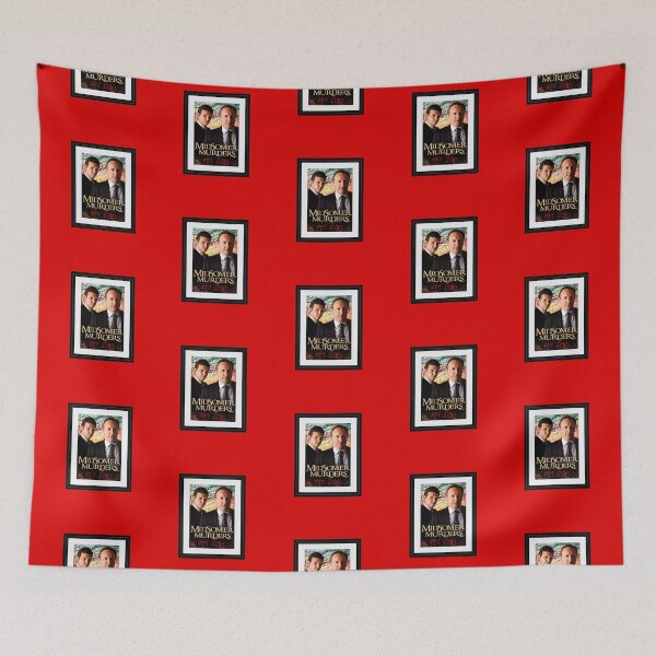 Item preview, #1 Midsomer Fan (on Red) designed and sold by PawsitiveMum3.
