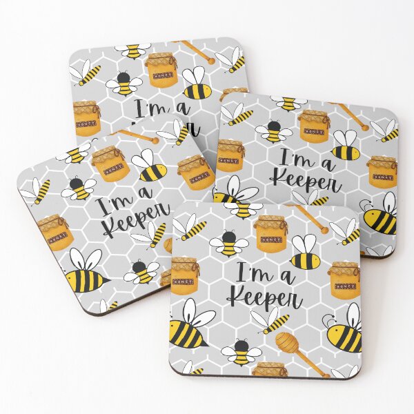 Item preview, I'm a Keeper: bee keeper, bee keeping, mix and match variety of patterns / designs designed and sold by Becky Hunter.