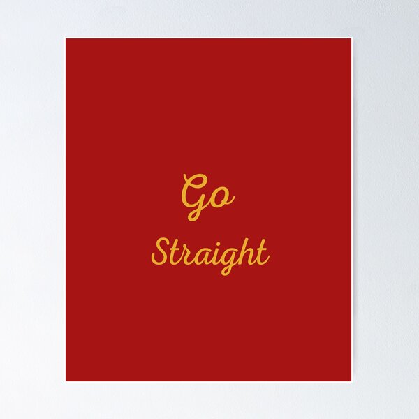 Item preview, Go straight - امشي علي طول designed and sold by Himarooma.