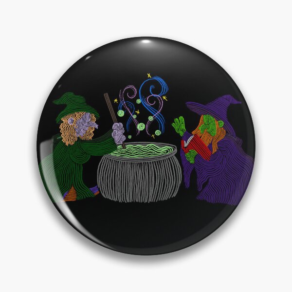 Item preview, Witches cauldron line art designed and sold by Cailleachh.