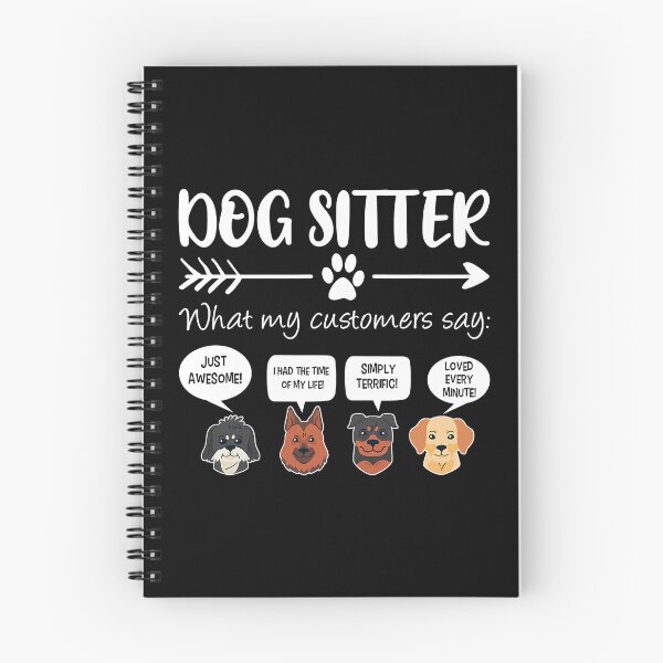 Item preview, Dog Sitter What My Customers Say Funny Dog Faces designed and sold by DNW-art.