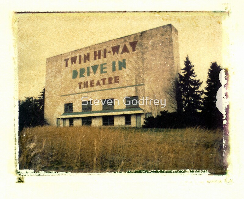 "Twin Hi-way Drive In" by Steven Godfrey | Redbubble