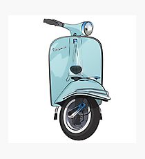 Retro Vespa Photographic Print