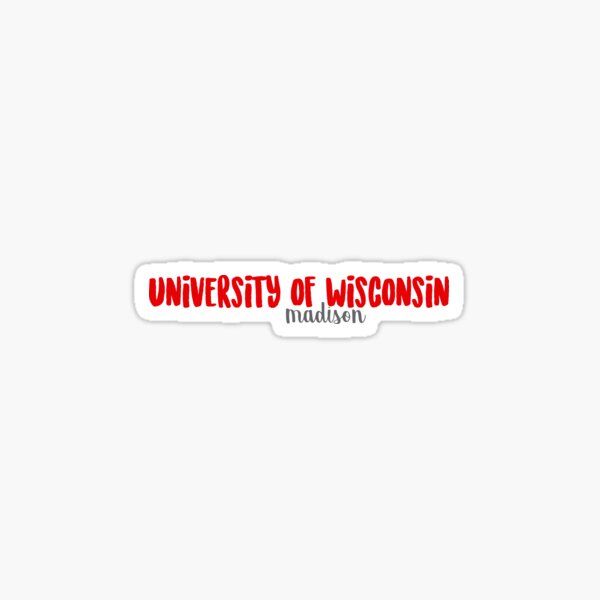 Vista previa del artículo con la obra «Universidad de Wisconsin-Madison», diseñado y vendido por catscollegecuts.