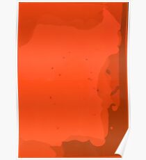 Orange you Simplistic Poster