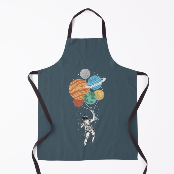 Item preview, Astronaut holding Planet Balloons Solar designed and sold by LianaGlynn.