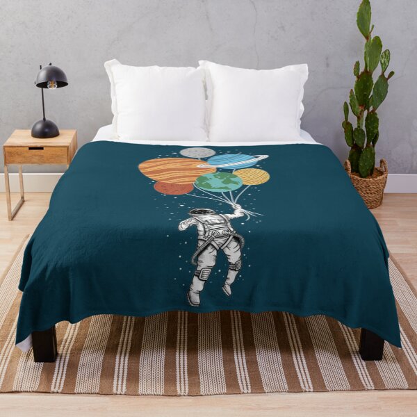 Item preview, Astronaut holding Planet Balloons Solar  designed and sold by LianaGlynn.