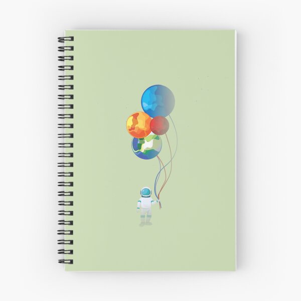 Item preview, Astronaut In Space Holding Planet Balloon designed and sold by LianaGlynn.