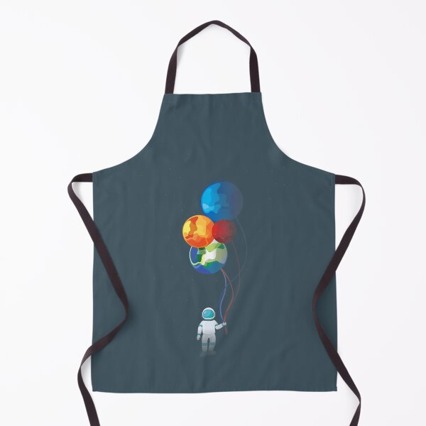 Item preview, Astronaut In Space Holding Planet Balloon designed and sold by LianaGlynn.